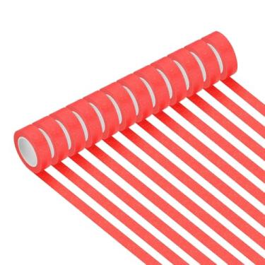Imagem de PATIKIL Fita adesiva vermelha 2,5 cm x 14 m, 12 rolos com código de cores para pintura de parede e organização de laboratório de ciências