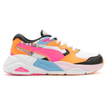 Imagem de PUMA - Tênis feminino TRC Mira Block, Puma Branco/PUMA Preto/Ravish, 10