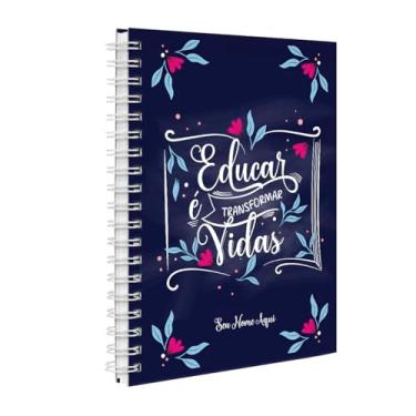 Imagem de Agenda 2026 Planner Semanal Personalizada Professores Lousa de Giz