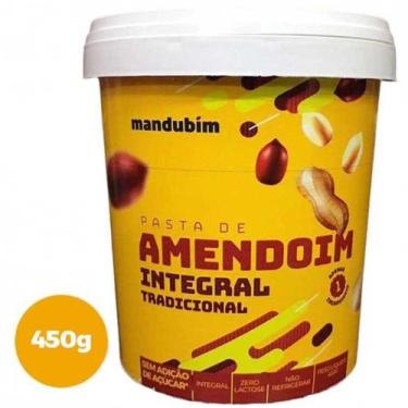 Imagem de Pasta de Amendoin Integral Tradicional 450g Mandubim