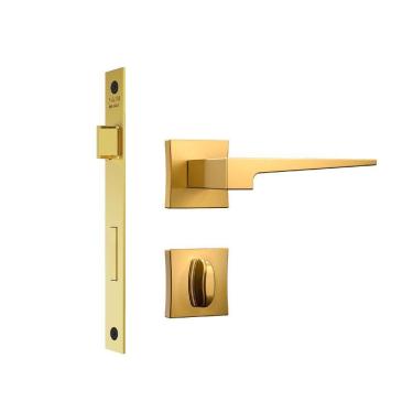 Imagem de Fechadura Banheiro Polaris Dourada Maq40 Stam