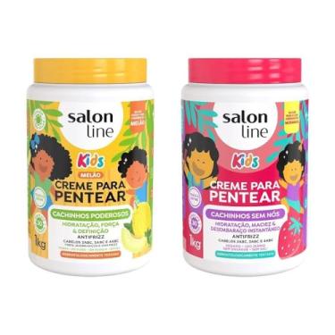 Imagem de Salon Line Kit Creme para Pentear Morango + Melão