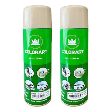 Imagem de 2 Tinta Spray Bege Brastemp Brilhante Colorart 300ml