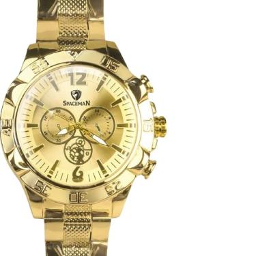 Imagem de Relógio Banhado Ouro Caixa Premium Óculos Sol UV Estilo Esportivo Luxo Presente Sofisticado Masculino