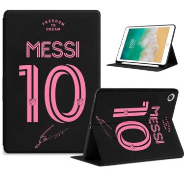 Imagem de ZERMU Capa para iPad 10,2 polegadas 9ª geração 2021, Mess%i #10 Capa magnética à prova de choque [hibernar/despertar automático] com suporte para lápis, suporte multi-ângulo, suporte ajustável