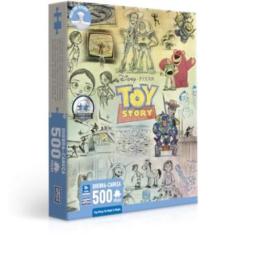 Imagem de Toyster - Toy Story: Do Papel à Magia - Quebra-cabeça 500 peças - Game Office