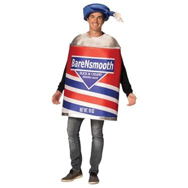 Imagem de Rasta Imposta Fantasias de Halloween, fantasia de lata de espuma de barbear, mulheres e homens, tamanho único adulto