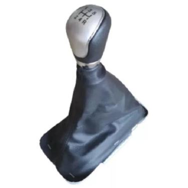 Imagem de Coifa + Manopla Prata Cambio Napa Preta New Fiesta Mexicano