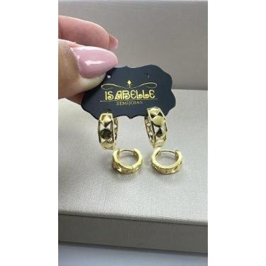 Imagem de Argola articulada com detalhe - Isabelle semi joias