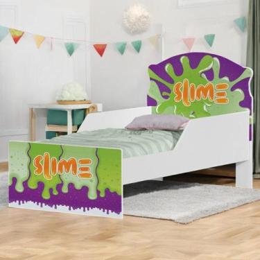 Imagem de Cama Infantil Tick Slime Menino Com Colchão - Mais de Casa