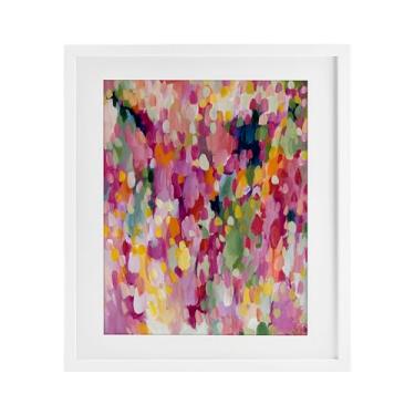 Imagem de Stupell Industries Impressão emoldurada branca Way You Make Me Feel Under Glass por Amira Rahim, 40 x 33