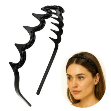 Imagem de Tiara Blogueirinha Arquinho Delicada Classic Design com Pérolas (1 Und