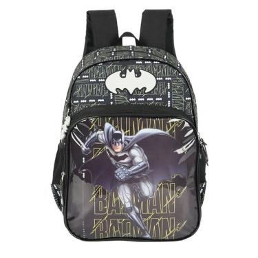 Imagem de Mochila Escolar Infantil Batman Is41301bm Preto - Maxlog