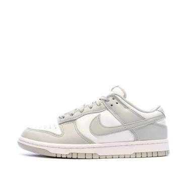 Imagem de Nike Tênis masculino retrô Dunk Low, Branco/cinza neblina, 39