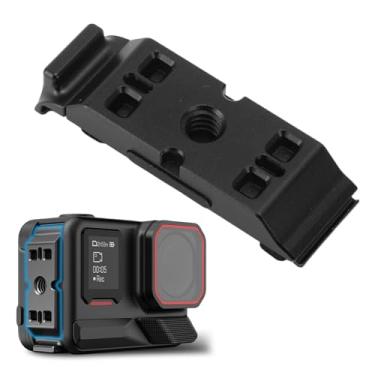 Imagem de Serounder Tampa Rápida de Bateria de Liberação, Alumínio da Câmera da Câmera de Ação Magnética Com Absorção de Choques de Absorção, para Ace Pro Tripod Mount 1/4 Polegada Porta de Parafuso