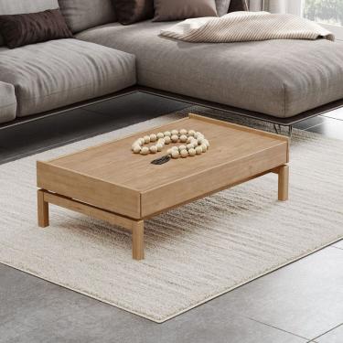 Imagem de Mesa de Centro em Madeira Maciça Barcelona Tauari