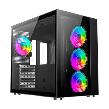 Imagem de Gabinete Gamemax Lucent Black Atx Vidro 3 Fans