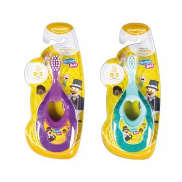 Imagem de Escova de dente Infantil  0 a 3 anos mundo bita (2445) - Powerdent, Ve