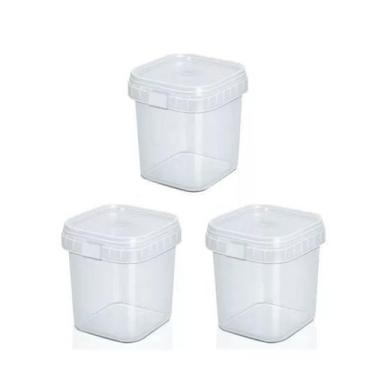 Imagem de Potes Quadrados Bolo No Pote Plástico 220ml Lacre 30 Un - Mor, Nude, P