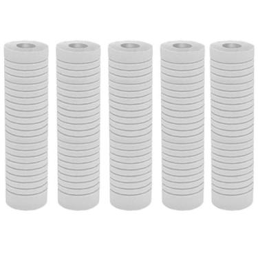 Imagem de Kit 5 Refil Filtro PP Ranhurado 9 3/4 Caixa D'Água Cavalete - AquaPlus