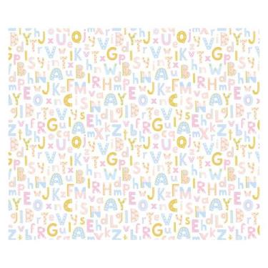 Imagem de Papel de Parede Adesivo Infantil Alfabeto Escola Quarto - 789pcm - All