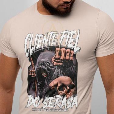 Imagem de Camiseta Meme Cliente Fiel do Serasa Engraçada 100% Algodao Qualidade 