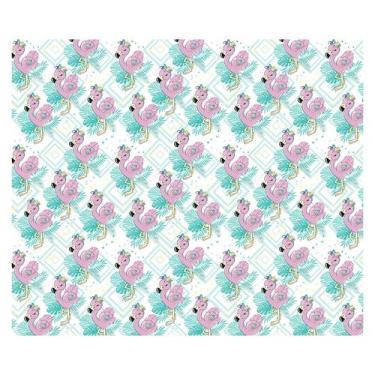Imagem de Papel de Parede Adesivo Infantil Flamingos Quarto Menina - 797pcm - Al