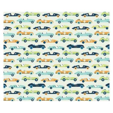 Imagem de Papel de Parede Adesivo Infantil Carrinhos Quarto Menino - 788pcm - Al
