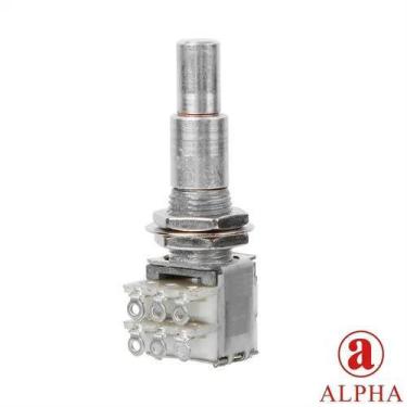 Imagem de Potenciômetro Alpha Concêntrico B50k Baixo Com Center Click