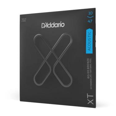 Imagem de Encord Violão Aço 12C .010 D'Addario XT Bronze XTABR1047-12 - D ADDARI