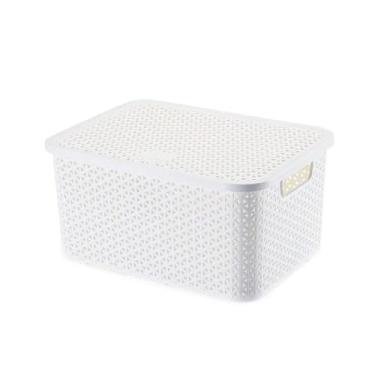 Imagem de Caixa Organizadora Com Tampa Mosaico 8,5L - Arthi