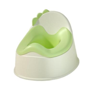 Imagem de YIJU Assento para treinamento de penico infantil, protetor contra respingos, uso doméstico, adorável e confortável, mictório para banheiro de bebê, Verde