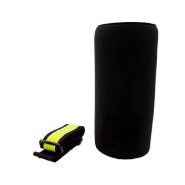 Imagem de Jaqueta portátil para mini barril – isolamento de neoprene de 8 mm, alça de ombro, 3 suportes para cartuchos de CO2 – compatível com barris de cerveja de 4L/5L/10L(4L)