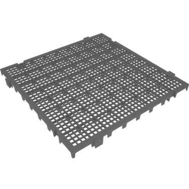 Imagem de Piso Plástico Modular Preto 50x50cm - 42526 - PRESTO