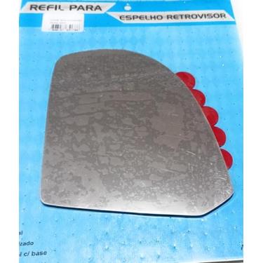 Imagem de Lente de Vidro Espelho Retrovisor, Metalizado Lado Esquerdo Fiesta 2002-2011Plano Sem Base
