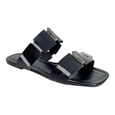 Imagem de Tamanco Santinelli Flat Casual 1552-039 Preto