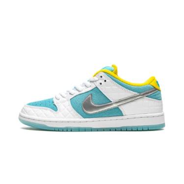 Imagem de Nike Tênis masculino SB Dunk Low, Branco/azul lagoa, 40