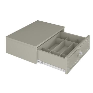 Imagem de Penteadeira Suspensa Strass 1 Gaveta Off White 50 cm