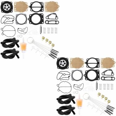 Imagem de QAZAKY Kit de reconstrução de carburador compatível com Kawasaki Jet Ski SC SS ST STX SX SXI TS XI XIR X2 ZXi 650 750 900 1000 15001-3763 15003-3702 15003-3724 Keihin CDK-2 38 4002 42 40 Carburador de