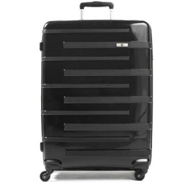 Imagem de Mala Grande Polipropileno 4 Rodas Suissewin Montreux Preto, G