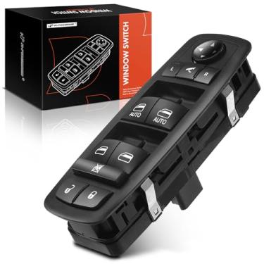 Imagem de A-Premium Interruptor de janela Master Power compatível com Chrysler Town & Country 2012-2016 e Dodge Grand Caravan 2012-2016, mini van de passageiro V6 3,6L, lado esquerdo do motorista, número de