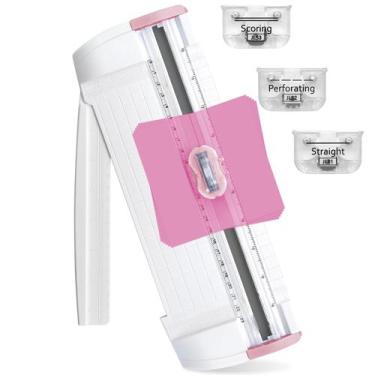 Imagem de Cortador de papel Meafeng 3 em 1 com sistema reto, perfurado e perfura