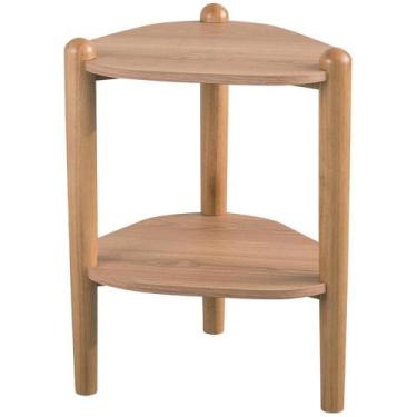 Imagem de Mesa Lateral Para Sala De Estar Pés Madeira Trium A03 Hanover Roble - 