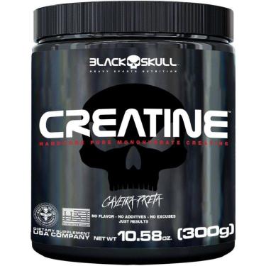 Imagem de Creatine Monohidratada 100% Pura  300G  Black Skull