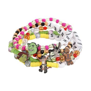 Imagem de Bioworld Shrek Tradesies Pacote com 5 pulseiras da amizade
