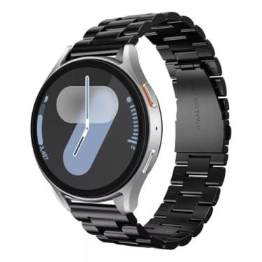 Imagem de Pulseiras de aço inoxidável de 22 mm para Samsung Galaxy Watch 3 de 45 mm/Galaxy Watch de 46 mm/Gear S3 Frontier/Classic, pulseira de metal de liberação rápida para Garmin Venu 3/2/vivoactive 4