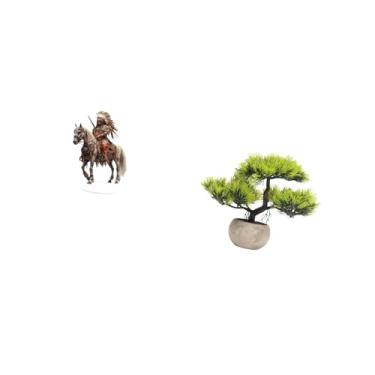 Imagem de Vaveren Ornamento de Bonsai Acrílico para Mesa, Coleção de Plantas Artificiais, Vegetação, Planta Falsa em Vaso, Presente à Prova D'água, Decoração de Mes