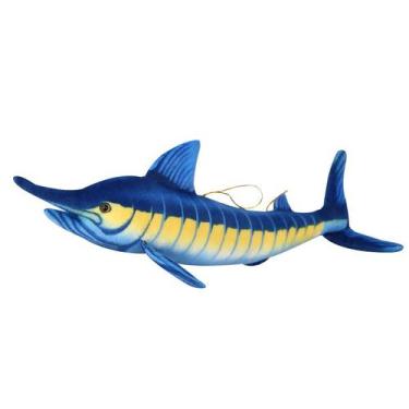 Imagem de Boneca de brinquedo de pelúcia realista Blue Marlin, peixe-espada de p
