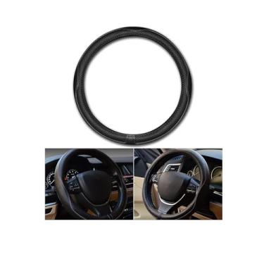 Imagem de Couslcd Capa protetora de roda de carro macia, respirável, antiderrapante, capas de volante para mulheres e homens, capa de volante de carro, ajuste universal para veículos de 38 cm, caminhão, SUV