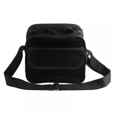 Imagem de Bolsa confeccionada em tecido de nylon, utilizada para transportar kit